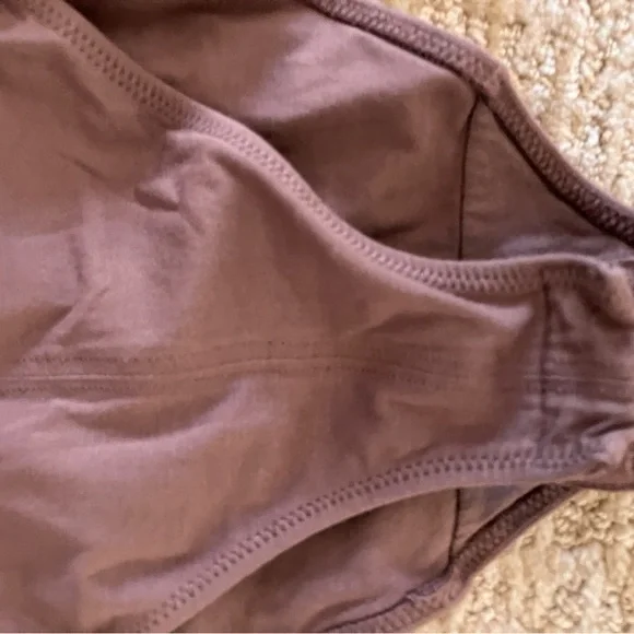 Everlane Seamless Camisole Bodysuits - Black and Mauve - Picture 5 of 8